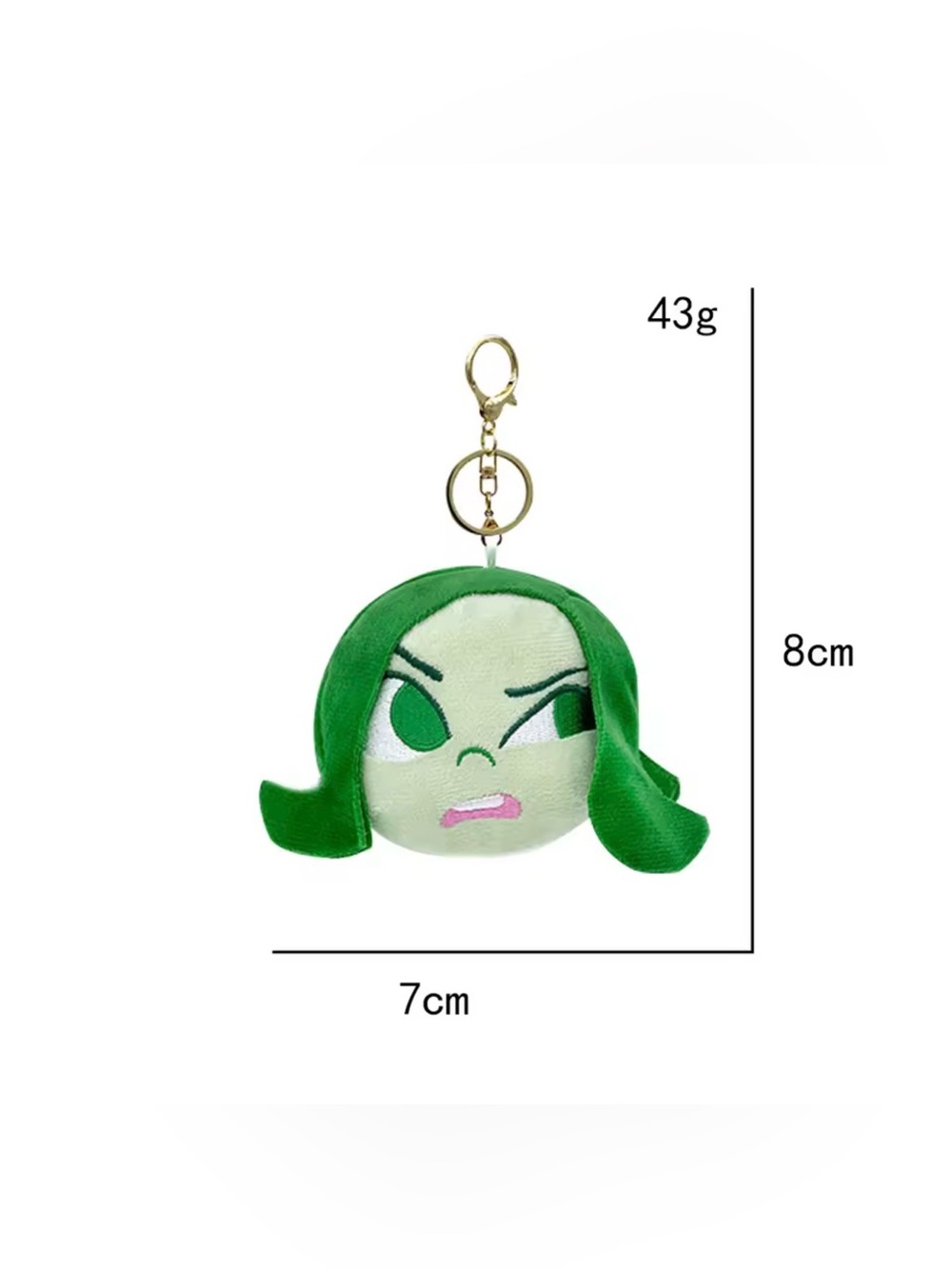 Disgust Plush Keychain